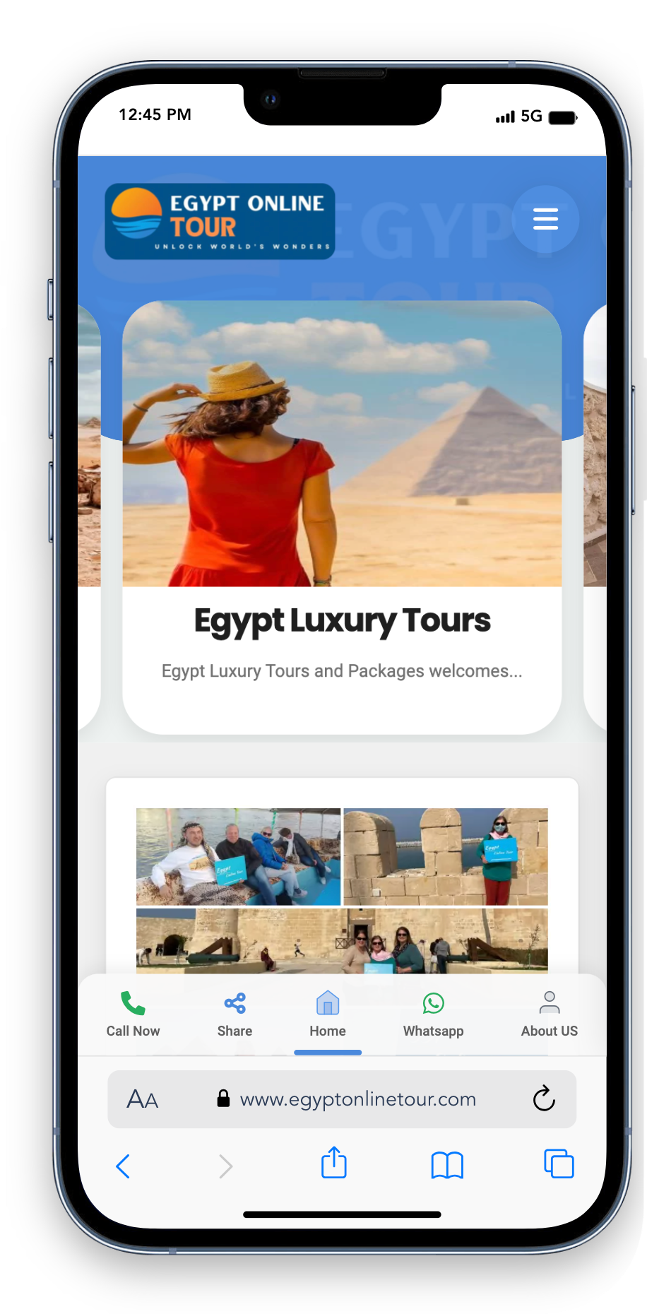 Egypt online tour