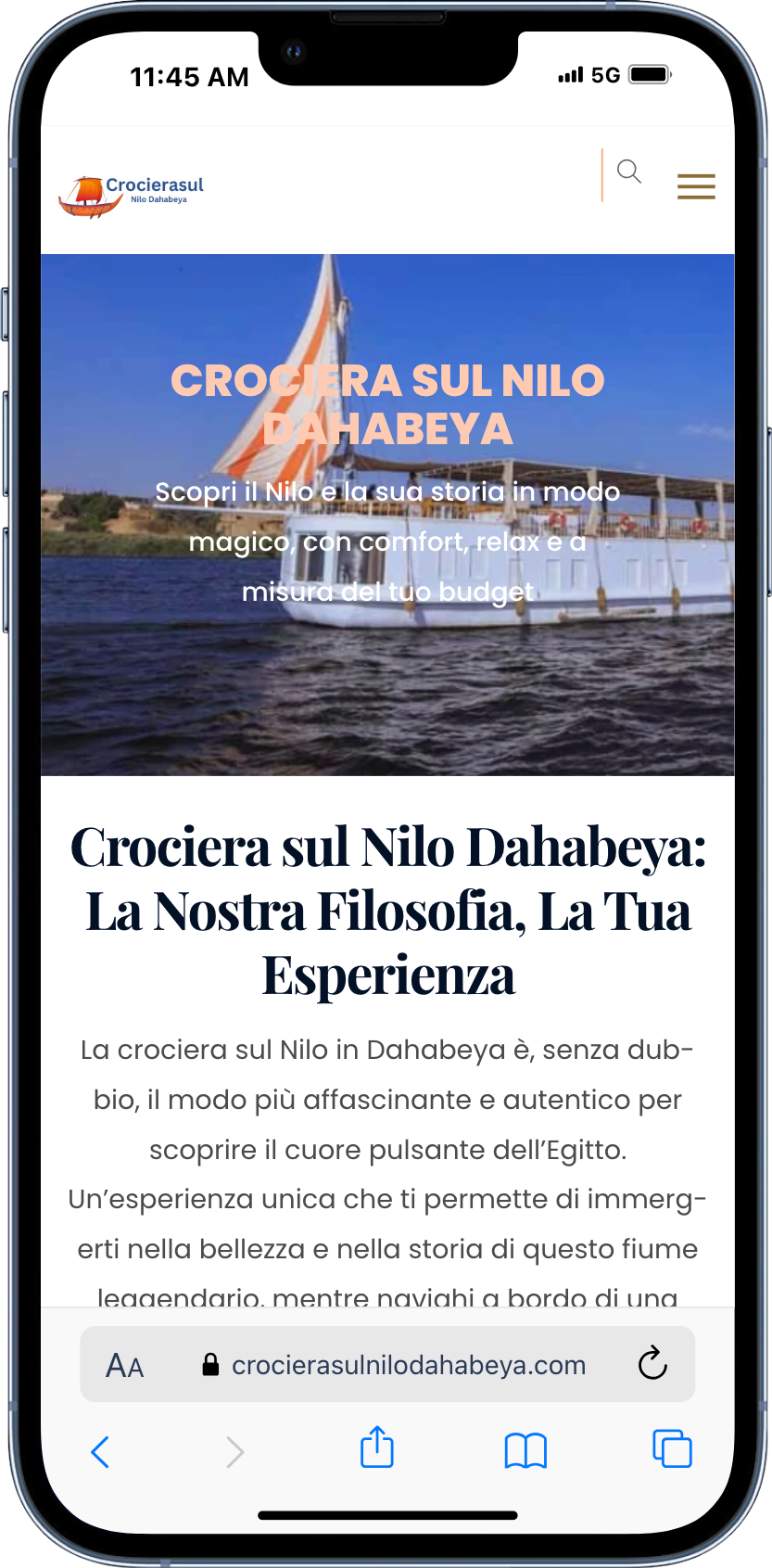 Crocierasul Nilo Dahabeya