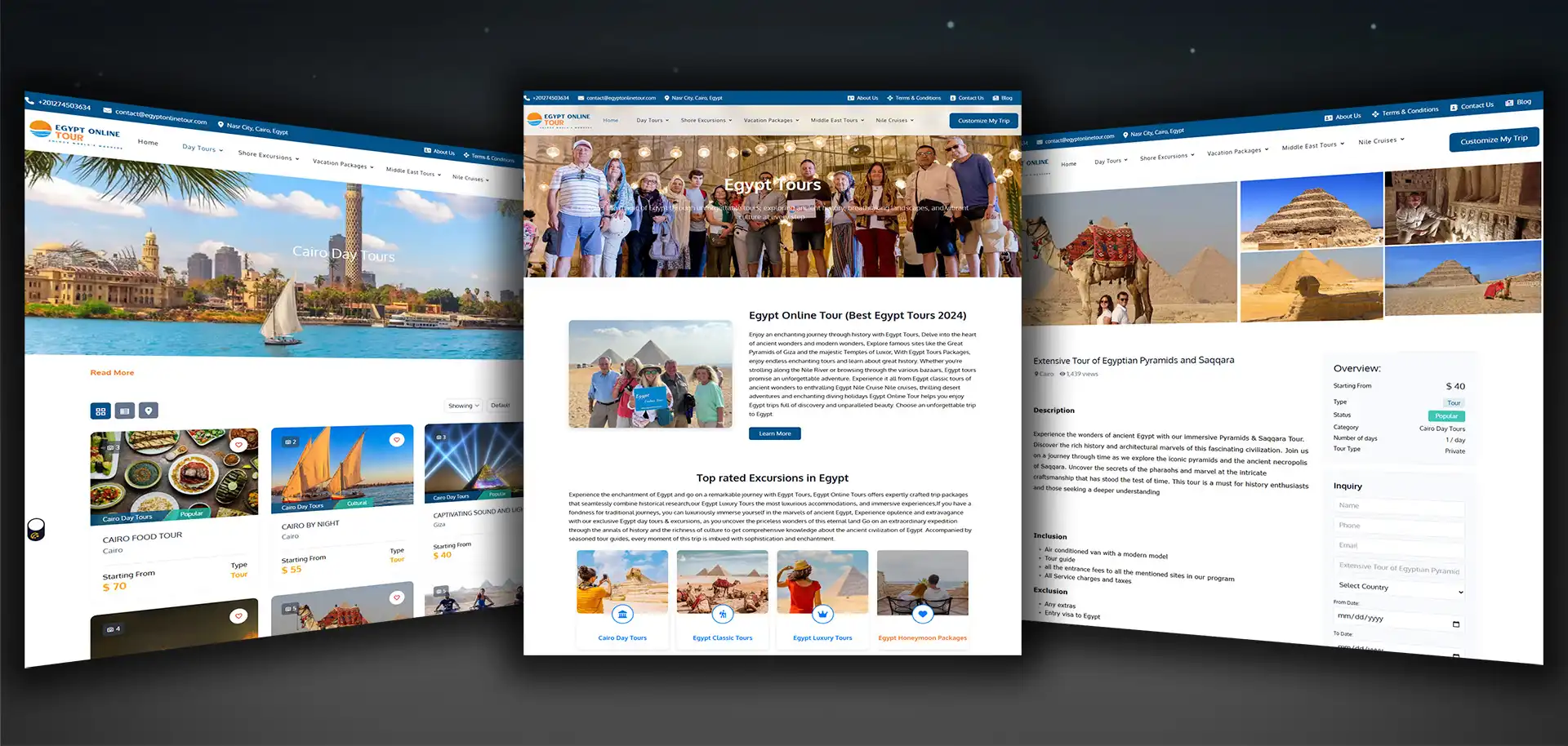 Egypt online tour