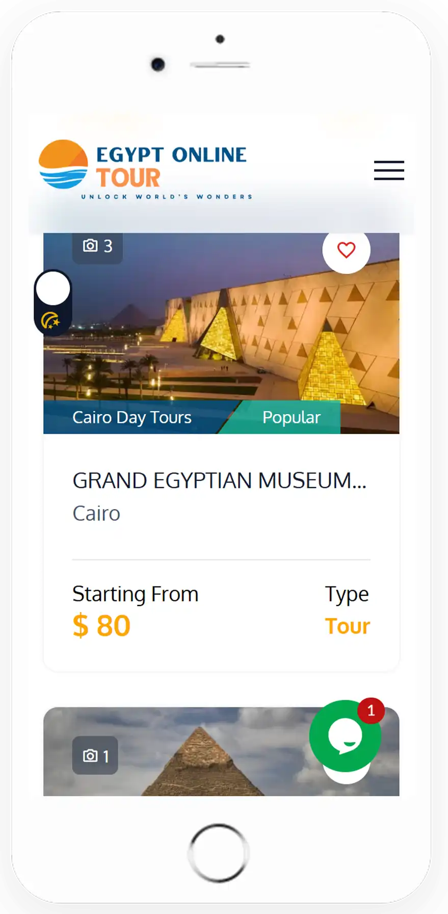 Egypt online tour