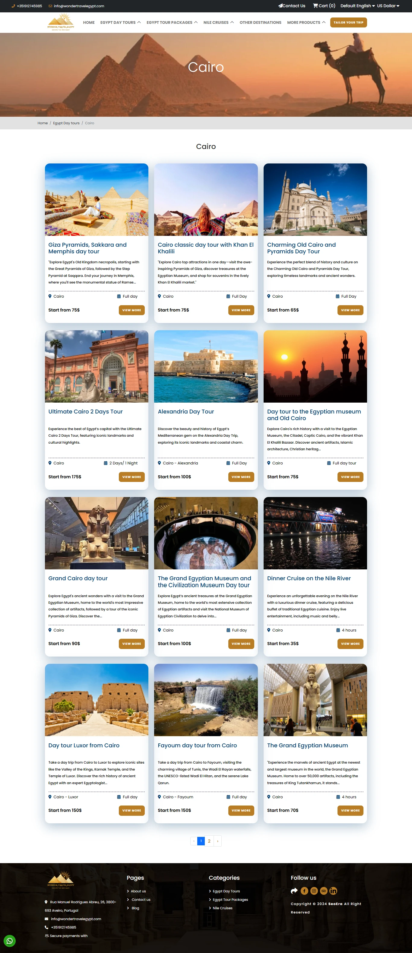Wonder Travel Egypt