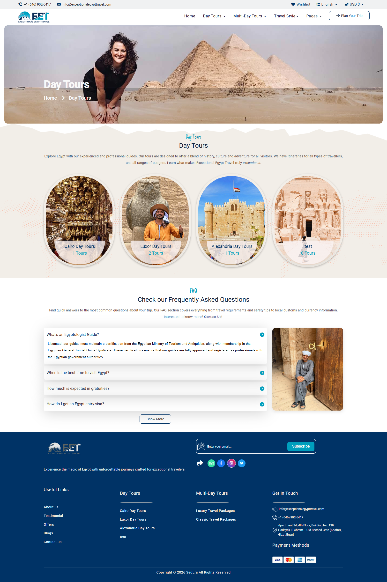 Exceptional Egypt Travel