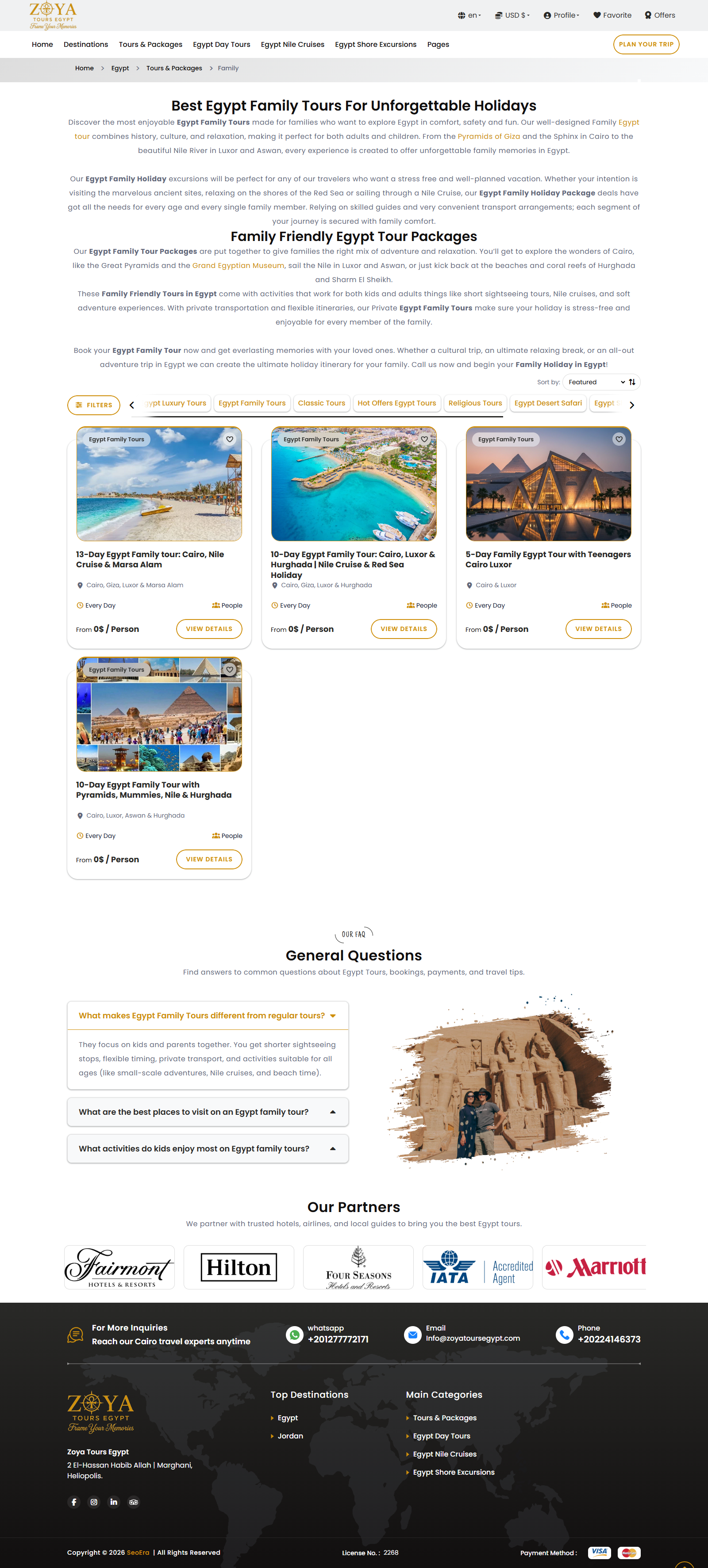 Zoya tours egypt